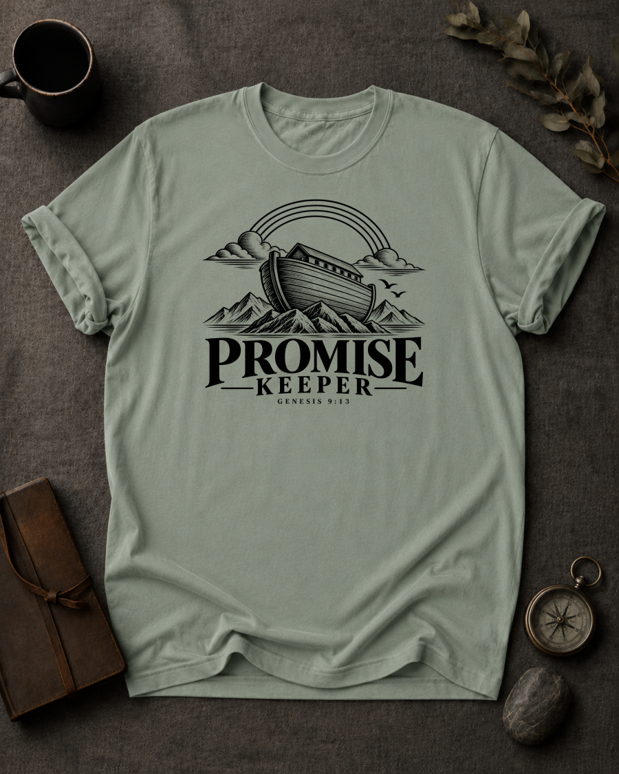 Promise Keeper Christian T-Shirt - Bay Comfort Colors 1717