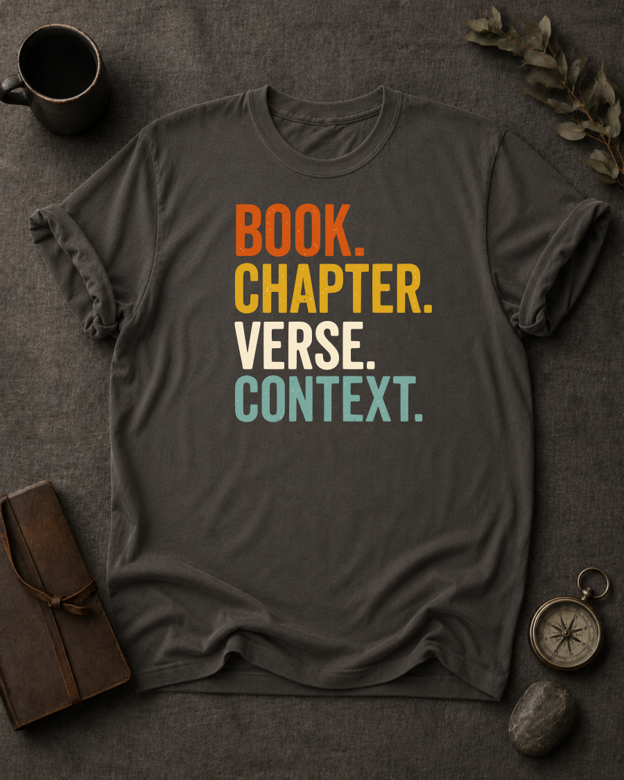 Book Chapter Verse Context Christian T-Shirt - 2 Timothy 2:15 - front view