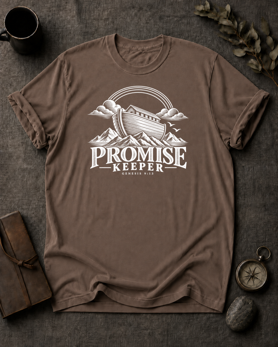 Promise Keeper Christian T-Shirt - Espresso Comfort Colors 1717