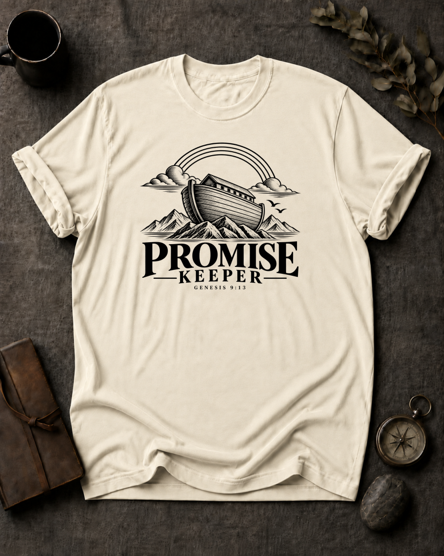 Promise Keeper Christian T-Shirt - Ivory Comfort Colors 1717