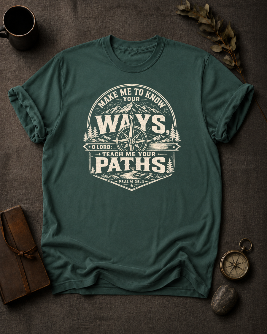 Make Me Know Your Ways Christian T-Shirt