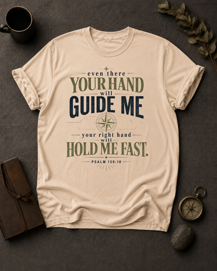 Your Hand (Even There) Christian T-Shirt in Ivory - Comfort Colors 1717