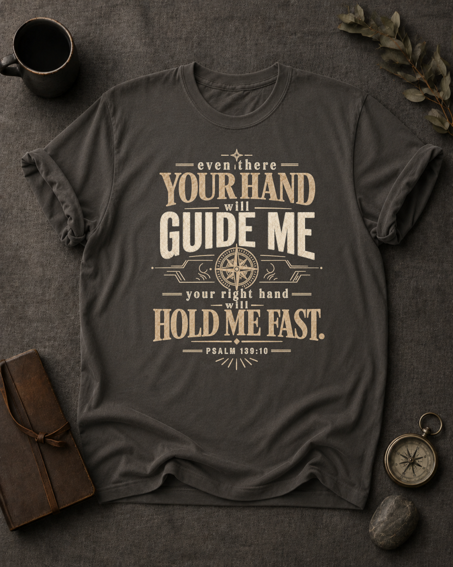 Your Hand (Even There) Christian T-Shirt in Pepper - Comfort Colors 1717