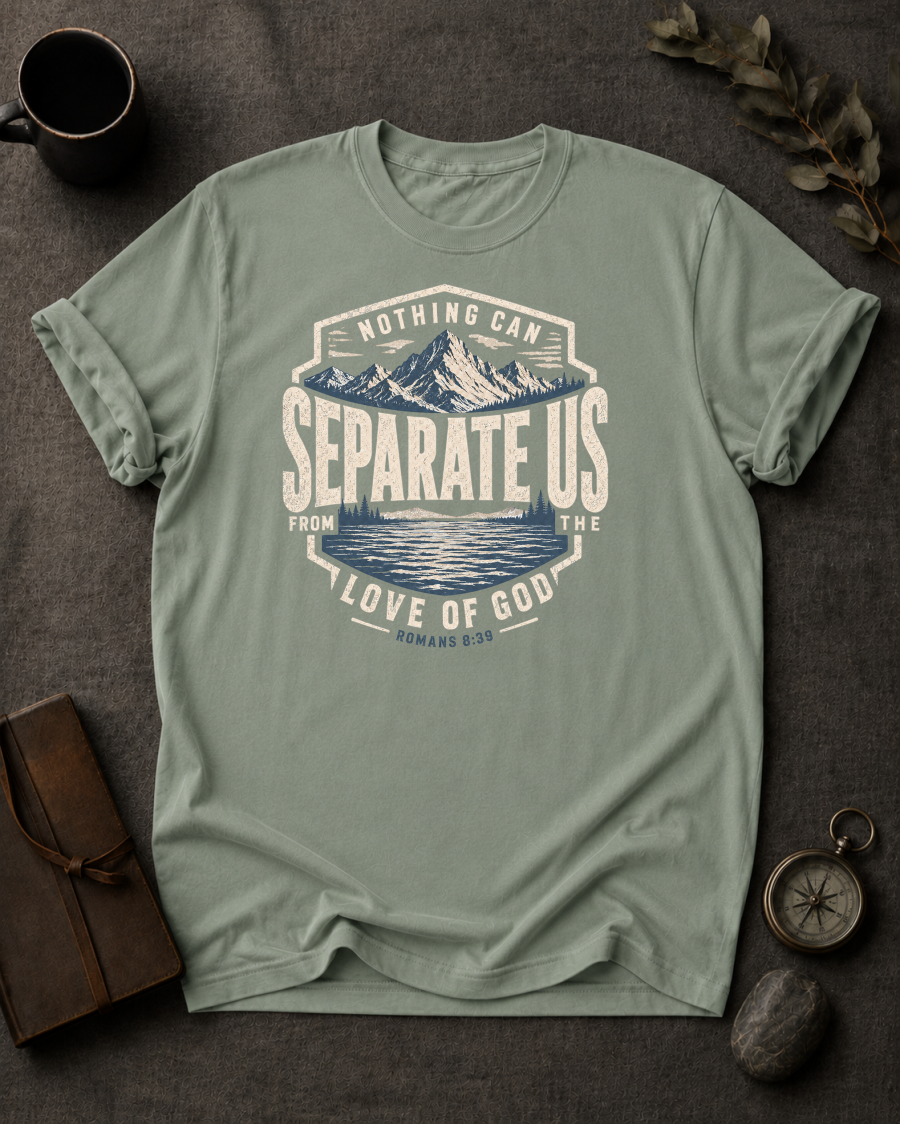 Nothing Can Separate Us From The Love of God | Romans 8:39 Christian T-Shirt