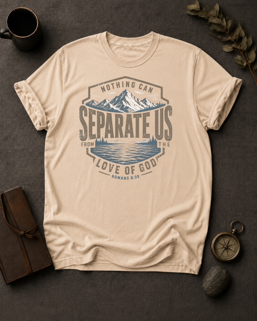 Nothing Can Separate Us From The Love of God | Romans 8:39 Christian T-Shirt