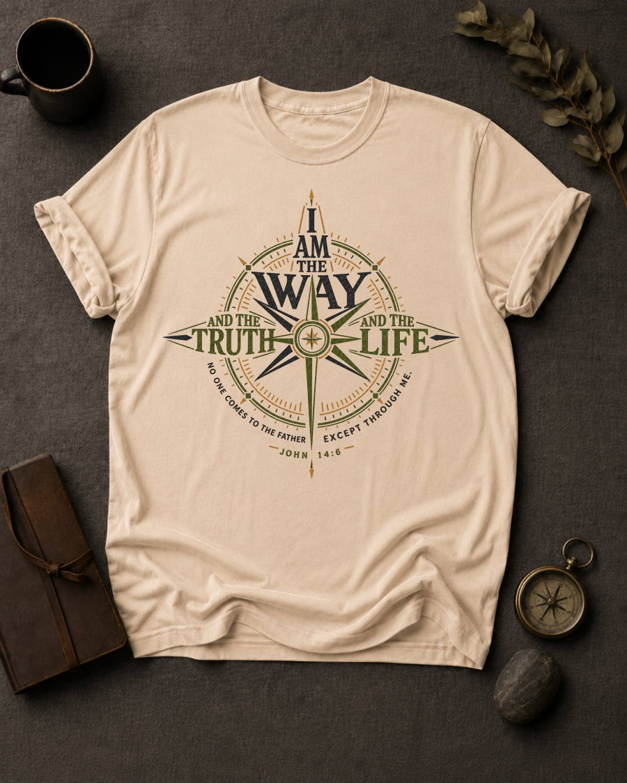 The Way Christian T-Shirt in Ivory - Comfort Colors 1717