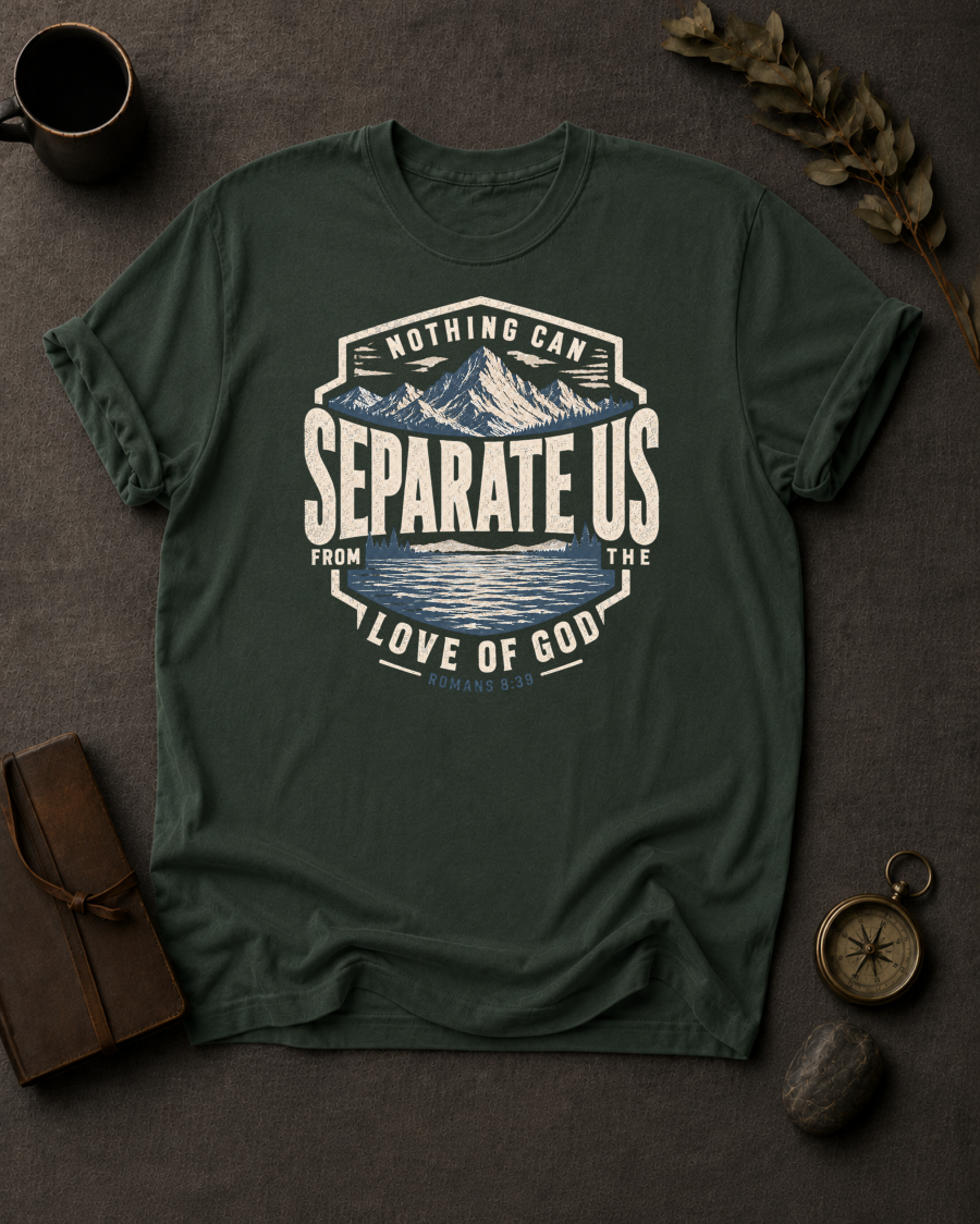 Nothing Can Separate Us From The Love of God | Romans 8:39 Christian T-Shirt