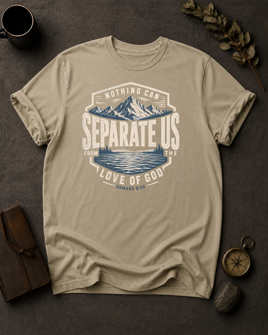 Nothing Can Separate Us From The Love of God | Romans 8:39 Christian T-Shirt