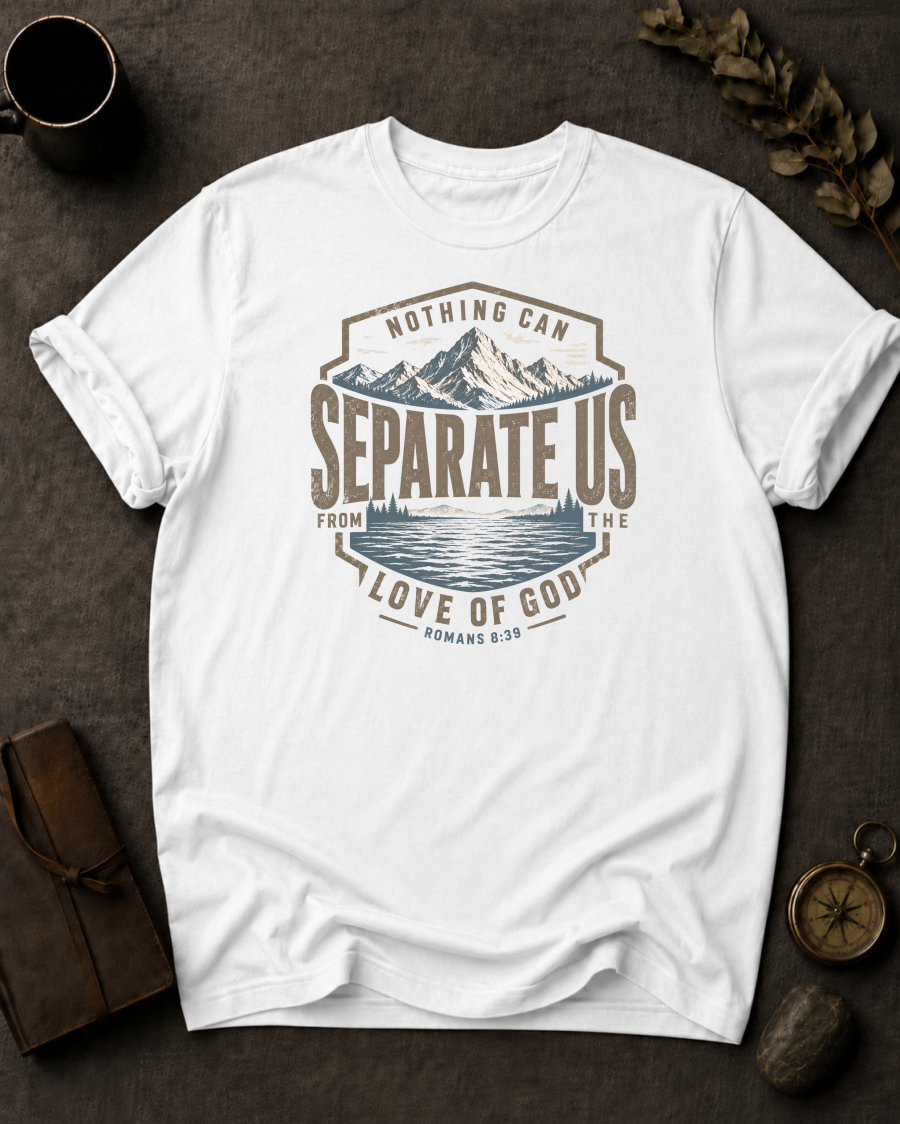 Nothing Can Separate Us From The Love of God | Romans 8:39 Christian T-Shirt